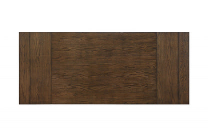 42inches X 96inches X 30inches Dark Oak Wood Dining Table